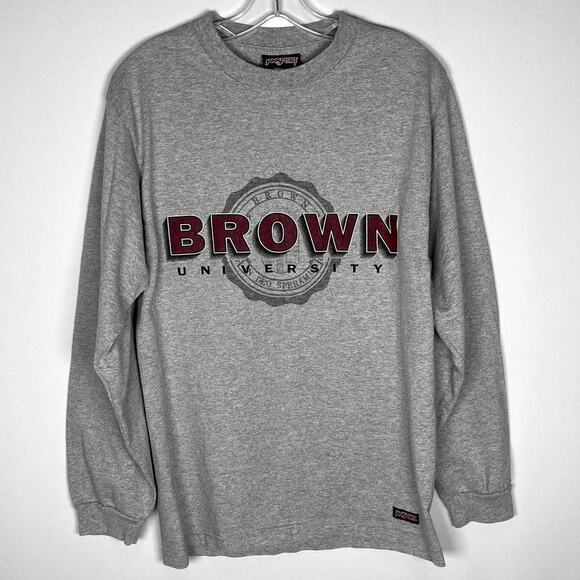 Jansport Other - Vintage Y2K Jansport Brown University Gray Longsleeve Tee Size S